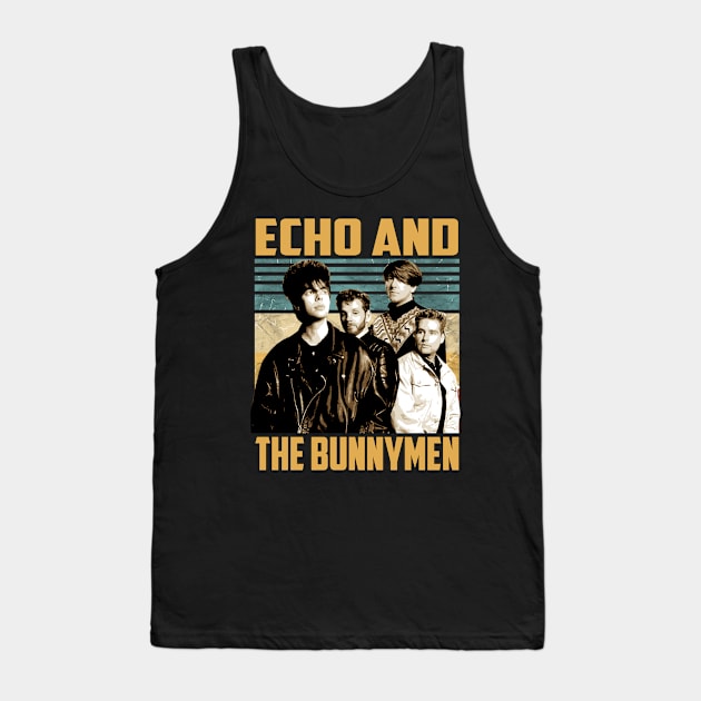 Epic Echoes Bunnymen's Legacy Preserved In Images Tank Top by Super Face